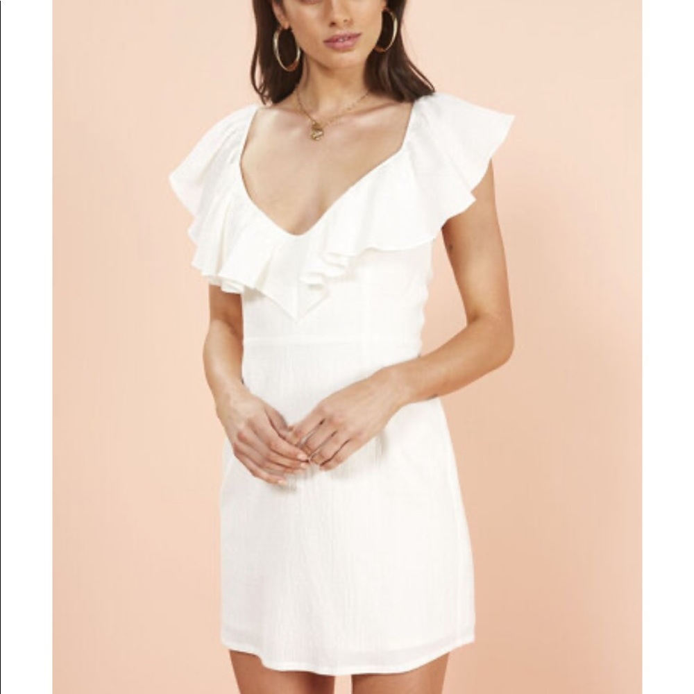south moon under by mink pink- white dress
